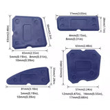 20pcs Caulk Smear Scraper Set Kitchen Bathroom Sink Sealant Joint Finishing Tool - Sky Blue