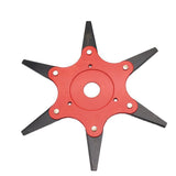 6 Teeth Grass Trimmer Brush Cutter Head Steel Garden Tools Strimmer Mower Blade AU