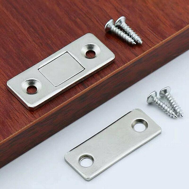 Door Hardware: 8Pcs Strong Magnetic Door Catch Ultra Thin For Door Cabinet Cupboard Glass Latch