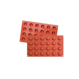 Bakeware & Accessories: Soap Mold Cake Mould Kitchen Accessories Kitchenware Silicone Gel Baking Tools - 24 semicircle