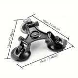 Camera Accessories: Sports Camera Accessories Three Legged Car Suction Cups Mounting Tool for Camera