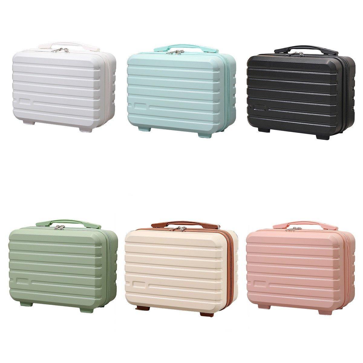 Suitcases: Portable 14 Inch Suitcase Mini Small Travel Storage Hand Gift Box - Pink