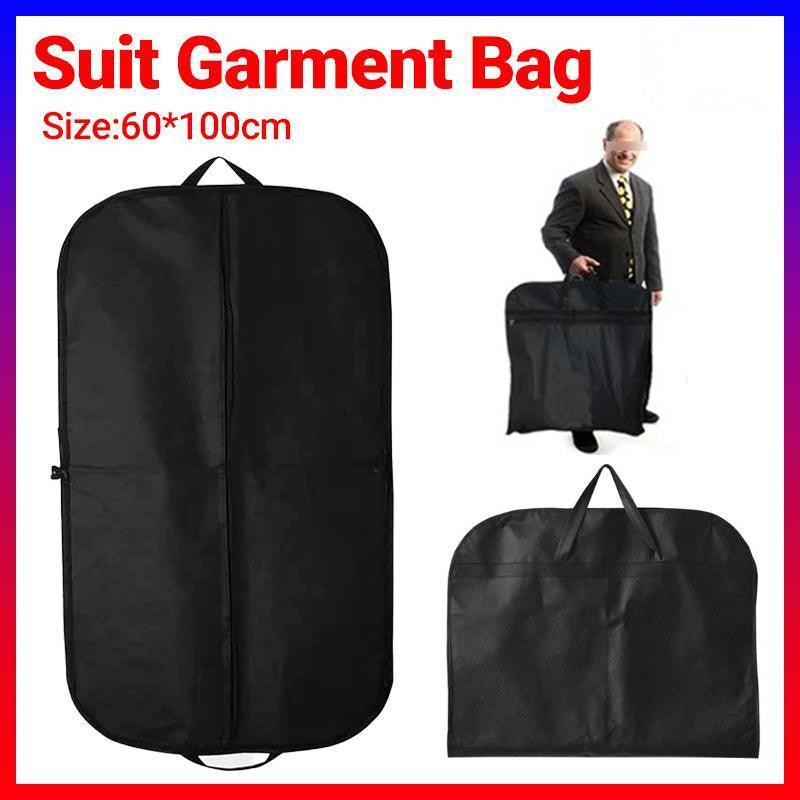 Clothing & Wardrobe Storage: Suit Garment Bag Travel Cover Bag Dustproof Protector Storage Bags Clothes