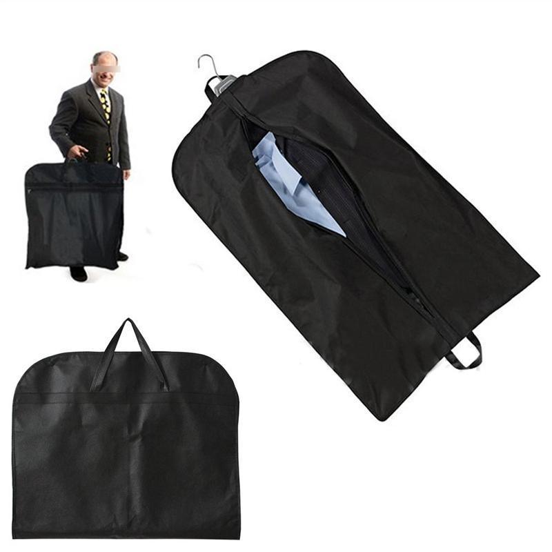 Clothing & Wardrobe Storage: Suit Garment Bag Travel Cover Bag Dustproof Protector Storage Bags Clothes