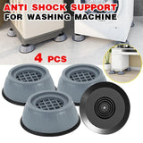 Washing Machines: 4x Washing Machine Support Pads Anti Vibration Leg Stopper Foot Pad Feet Pads - Large