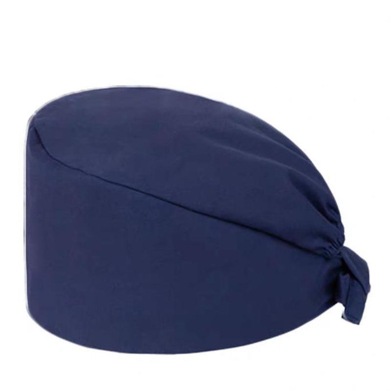 Protective Equipment: 100% Cotton Unisex Surgical Scrub Cap for Doctors & Nurses - Purple