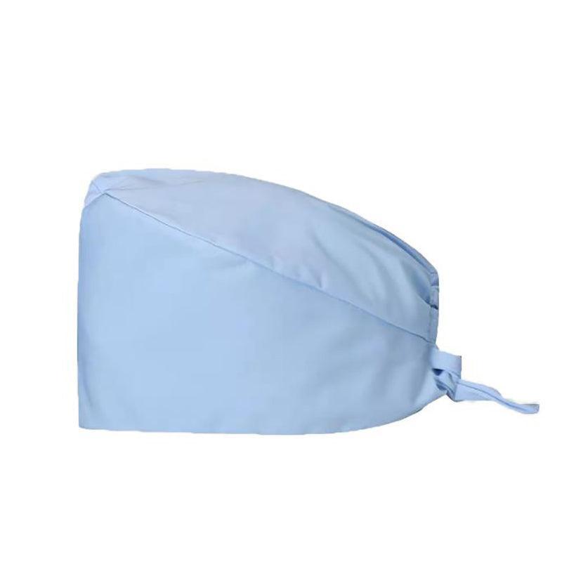 Protective Equipment: 100% Cotton Unisex Surgical Scrub Cap for Doctors & Nurses - White