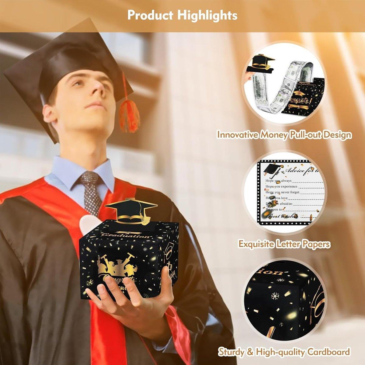 Jewellery Making Kits: Birthday Creative Money-drawing Gift Box Graduation Party Money Drawing Box