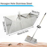 Fishing Tackle: Stainless Steel Sand Screen Collapsible Beach Screen Crab Trap Fishing Gear