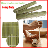 Bakeware & Accessories: Heavy Duty Bamboo Sushi Mat Rice Roller Roll Maker Tool Diy Kit Mold Kitchen Au