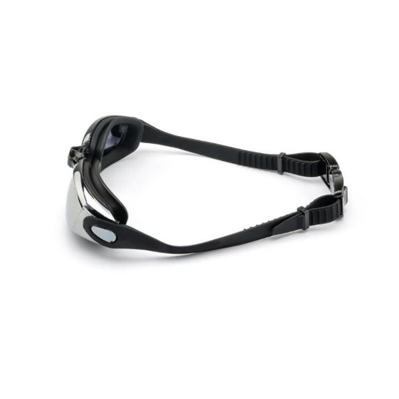 Swimming Pools: Unisex Swimming Goggles Waterproof Anti Fog Adjustable Swim Glasses for Men Women - Black