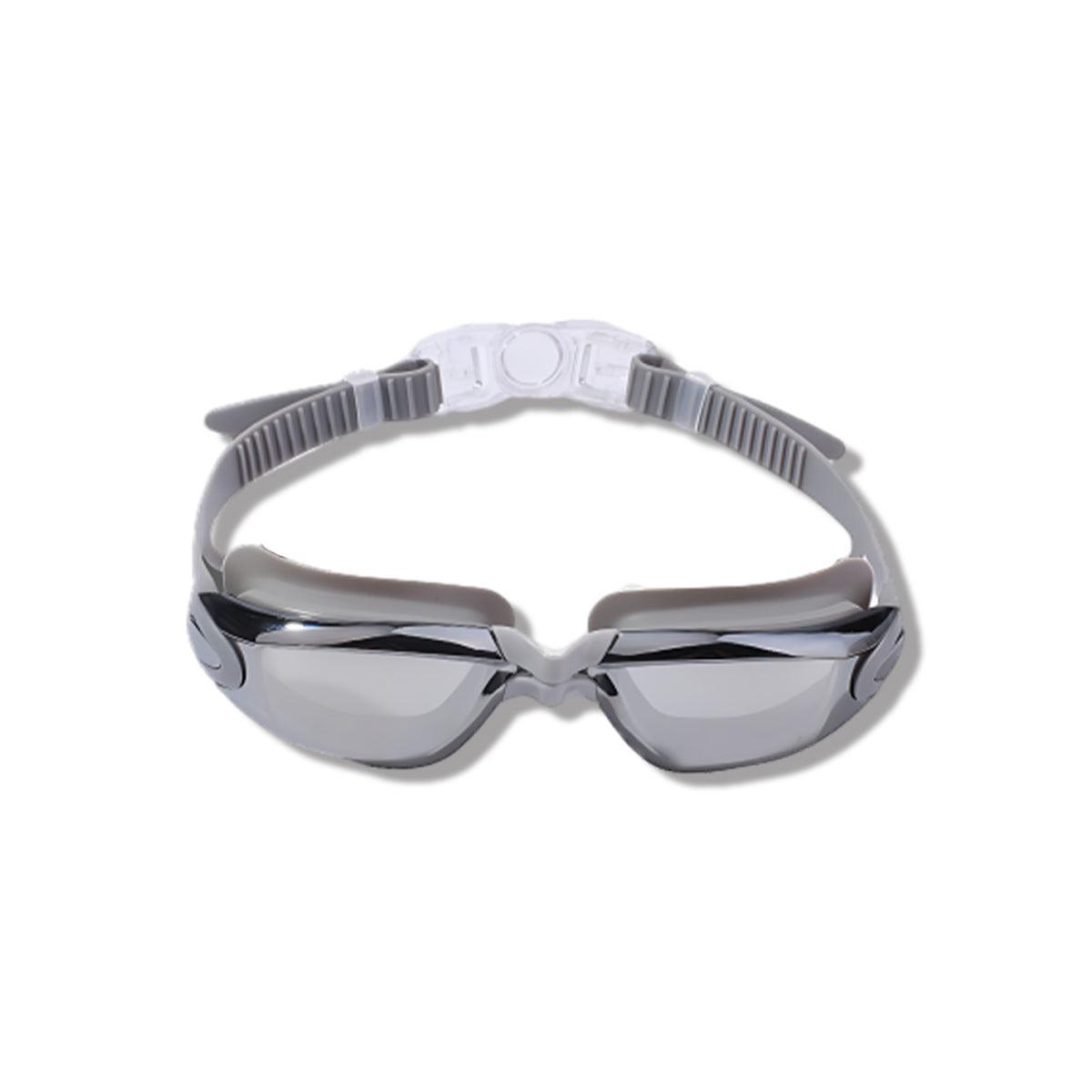 Swimming Pools: Unisex Swimming Goggles Waterproof Anti Fog Adjustable Swim Glasses for Men Women - Black