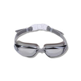 Swimming Pools: Unisex Swimming Goggles Waterproof Anti Fog Adjustable Swim Glasses for Men Women - Black