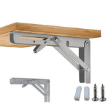 10-20" Heavy-Duty Stainless Steel Folding Table Bracket 200Kg Load - 20In(2PCS)