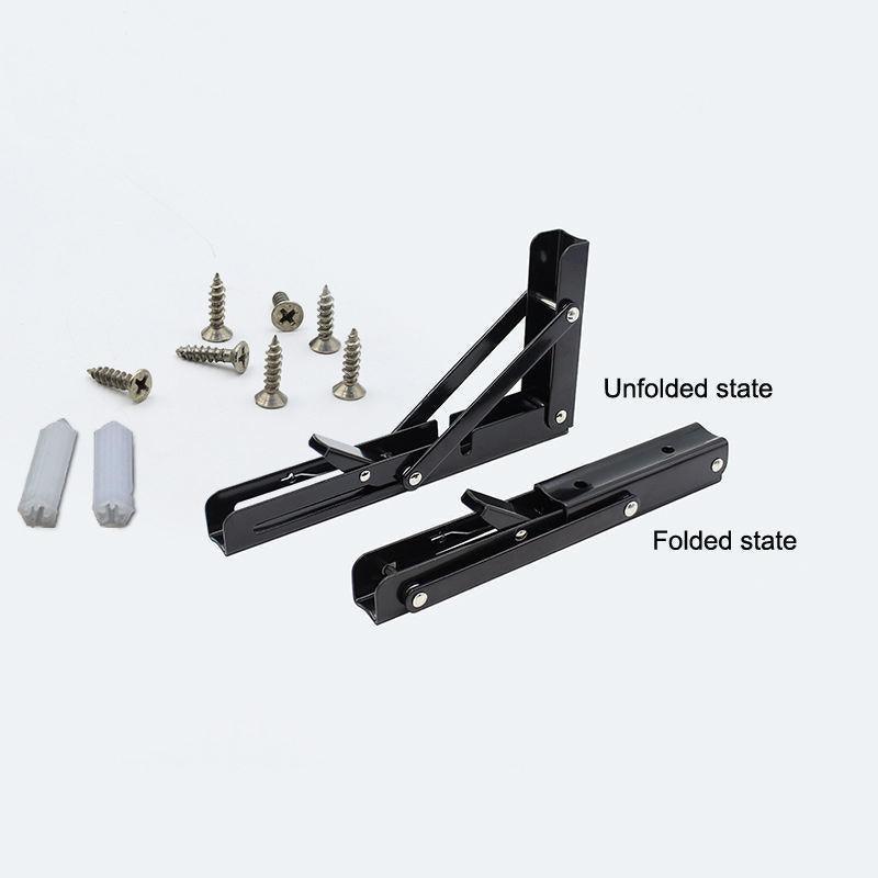 Hardware Hooks: Traderight Table Bracket Folding Stainless Steel 150KG Wall Shelf Bench 2PCS - White 20in