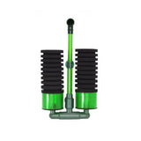 Aquarium Filters & Pumps: Double Head Aquarium Sponge Filter with Bio Media Box for Shrimp Breeding Tanks
