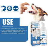 Pet Grooming Supplies: Pet Tartar Remover for Yellow Teeth Bad Breath Cleaning Foam Oral Care Cleaner