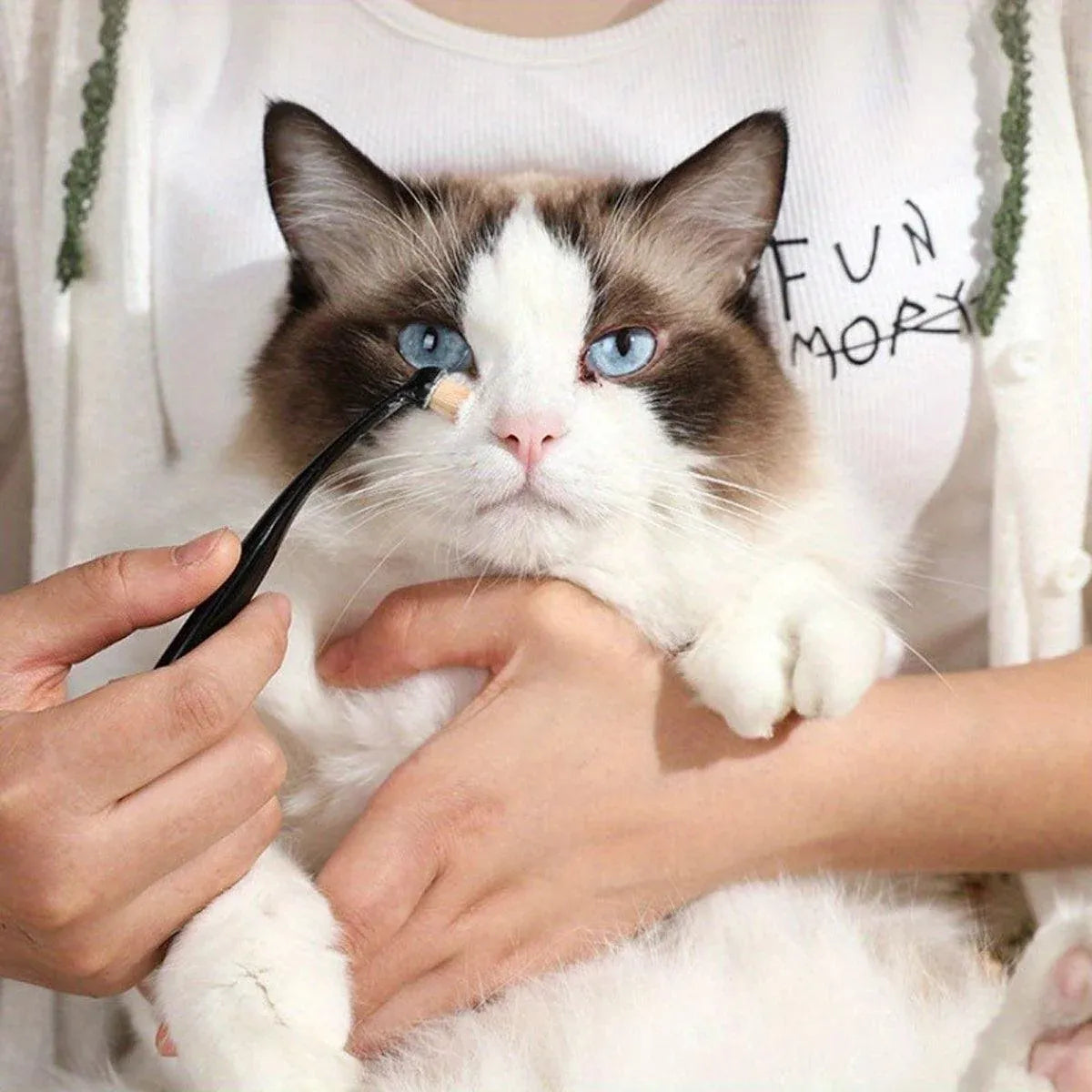 Pet Tear Stain Remover Brush for Cats and Dogs, 1 Piece