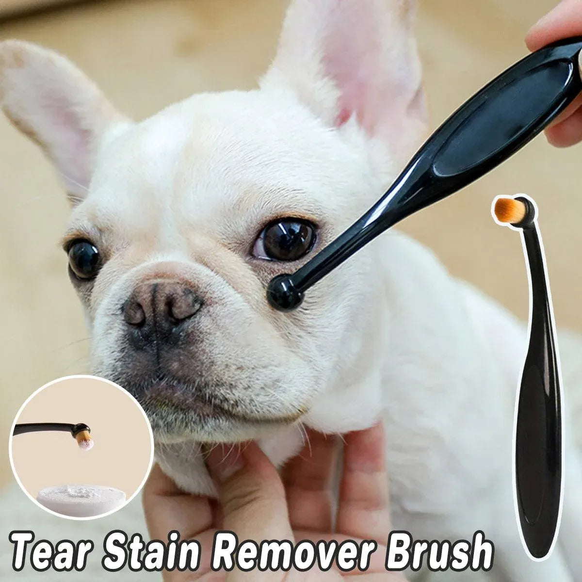 Pet Tear Stain Remover Brush for Cats and Dogs, 1 Piece