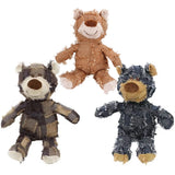 Dog Apparel: Puppy Squeaky Plush Toy Small Dog Chew Soft Bear Pet Companion - Brown-22cm