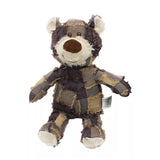 Dog Apparel: Puppy Squeaky Plush Toy Small Dog Chew Soft Bear Pet Companion - Brown-22cm