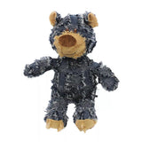 Dog Apparel: Puppy Squeaky Plush Toy Small Dog Chew Soft Bear Pet Companion - Brown-22cm
