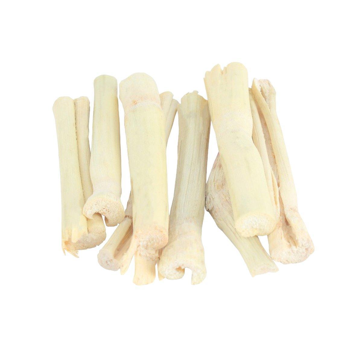 Dog Carriers & Crates: Natural Rabbit Molar Snacks Hamster Branches Sweet Bamboo Grinding Teeth Wood - Black