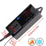 Aquarium Temperature Controllers: Aquarium Reptile Pet Thermostat Electronic Temperature Controller Power Strip