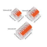 76pcs Terminal Blocks Home Decoration Wire Connectors Branch Terminal Blocks