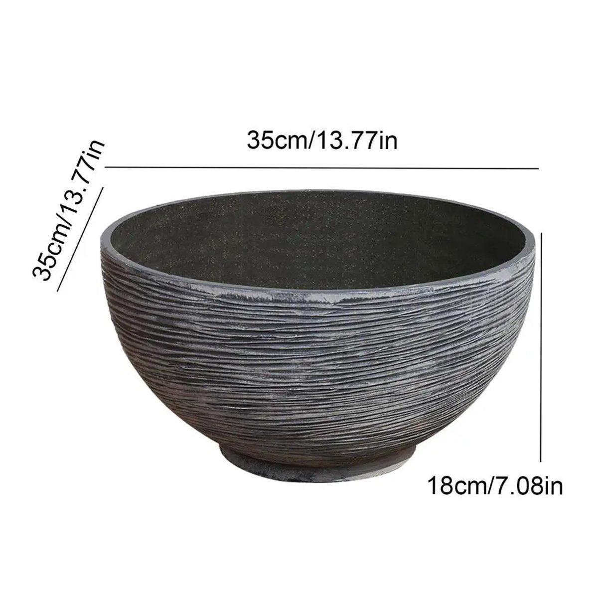 Ancient Fish Tank Lotus Flower Pot Water Lily Bowl Garden Decorative Planter