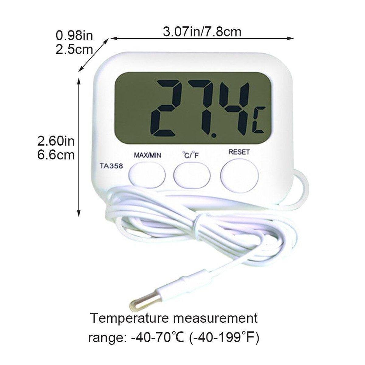 Aquarium Temperature Controllers: Digital Thermometer with Probe for Refrigerator Fish Tank Aquarium Temperature