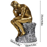 Vases & Table Decor: Resin Sculpture Home Decor Ornament Tabletop Figurine Modern Decorative Statue