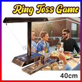 Activity Games: Wooden Hook And Ring Toss Game With Shot Ladder Table Toy Party Indoor/Outdoor