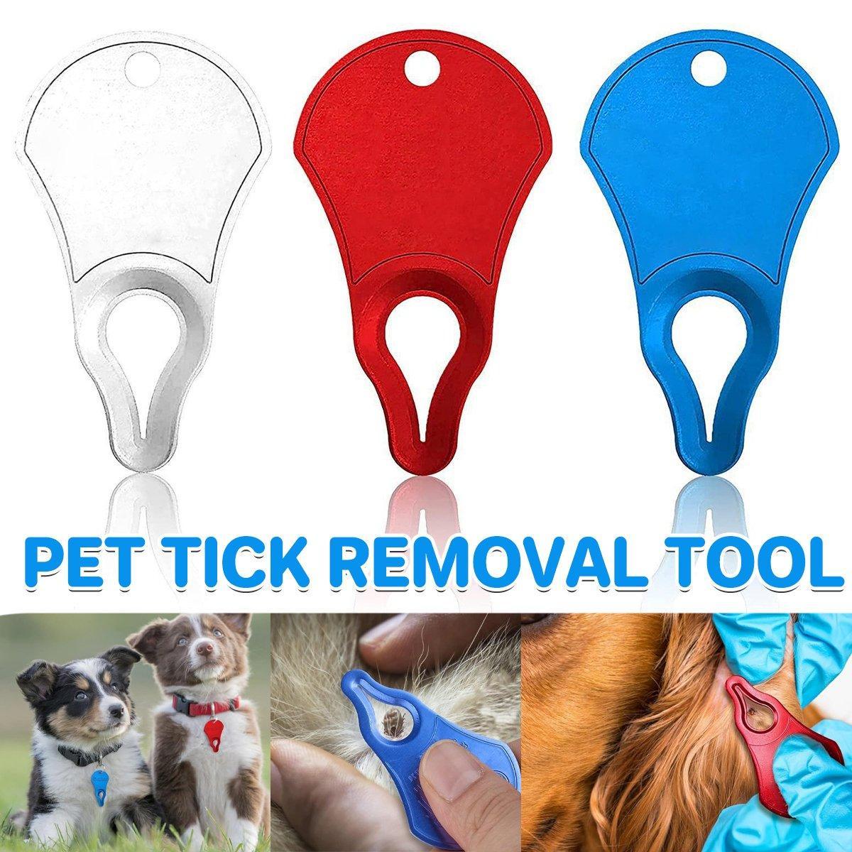 Pet Grooming Supplies: 1PC Tick Removal Tool Pet Dog Lice Clip Cat Flea Removal Tool Tick Remover Tool - Silver