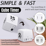 Clocks: Cubic Timer for Students Time Management Study Exercise Reminder Tool Adjustable - 1-3-5-10