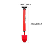 2PCS Toilet Plunger Vacuum Pump Powerful Clog Remover Sewer Drain Unclogging Tool