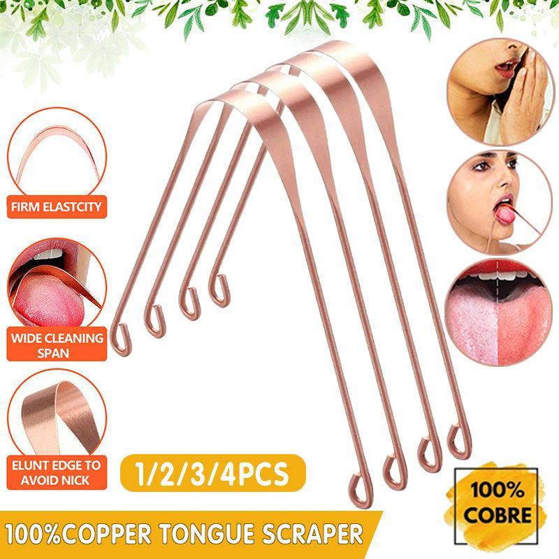 Tattoo Suppliers: Pure Copper Tongue Scraper Cleaner Thick 12Gm Ayurvedic Dental Hygiene Oral Care - 1PC