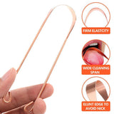 Tattoo Suppliers: Pure Copper Tongue Scraper Cleaner Thick 12Gm Ayurvedic Dental Hygiene Oral Care - 1PC