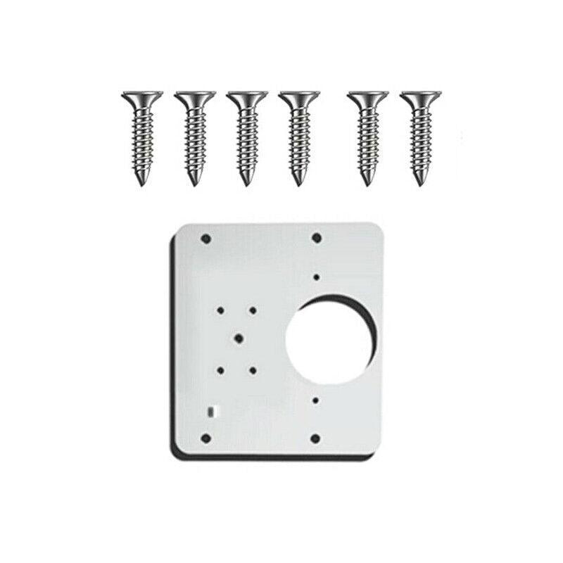 Door Hardware: Hinge Repair Plate Rust Resistant Steel Furniture Cupboard Repair Mount Tool - 1SET