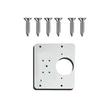 Door Hardware: Hinge Repair Plate Rust Resistant Steel Furniture Cupboard Repair Mount Tool - 1SET