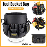 Tool Boxes: Multifunctional Bucket Bag Hardware Tools Organizer Repair Toolkit Storage Case