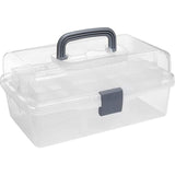 Tool Boxes: Translucent Three Layer Toolbox Multifunctional Folding Storage Box Organizer