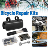 Bicycle Parts: Bicycle Repair Kit with Tire Levers Patch Kit Pump Multi Tool for Mountain Bike