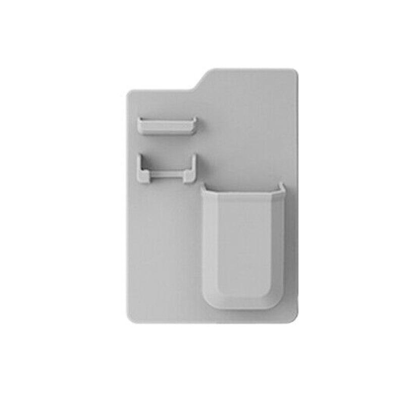 Oral Care: Silicone Shower Toothbrush Holder Bathroom Storage Rack for Razor and Toothpaste - Green