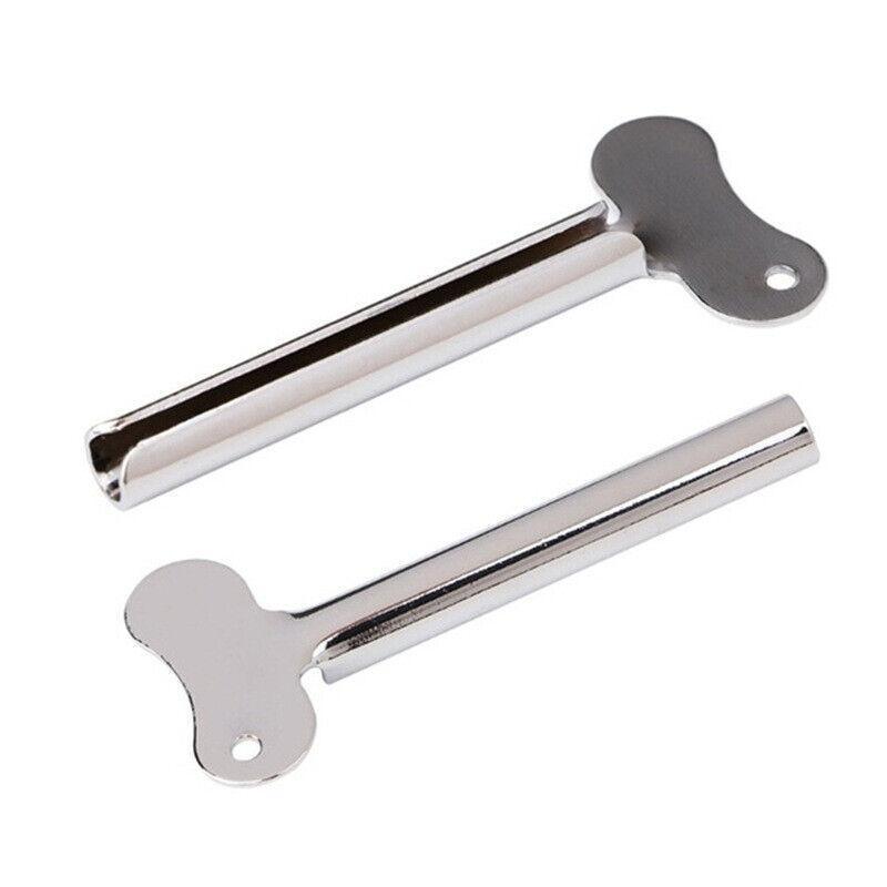 Oral Care: 4X Stainless Steel Tube Toothpaste Squeezer Easy Key Dispenser Rolling Holder Au