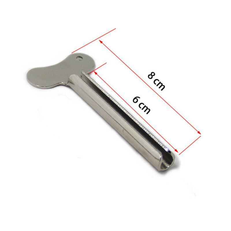 Oral Care: 4X Stainless Steel Tube Toothpaste Squeezer Easy Key Dispenser Rolling Holder Au