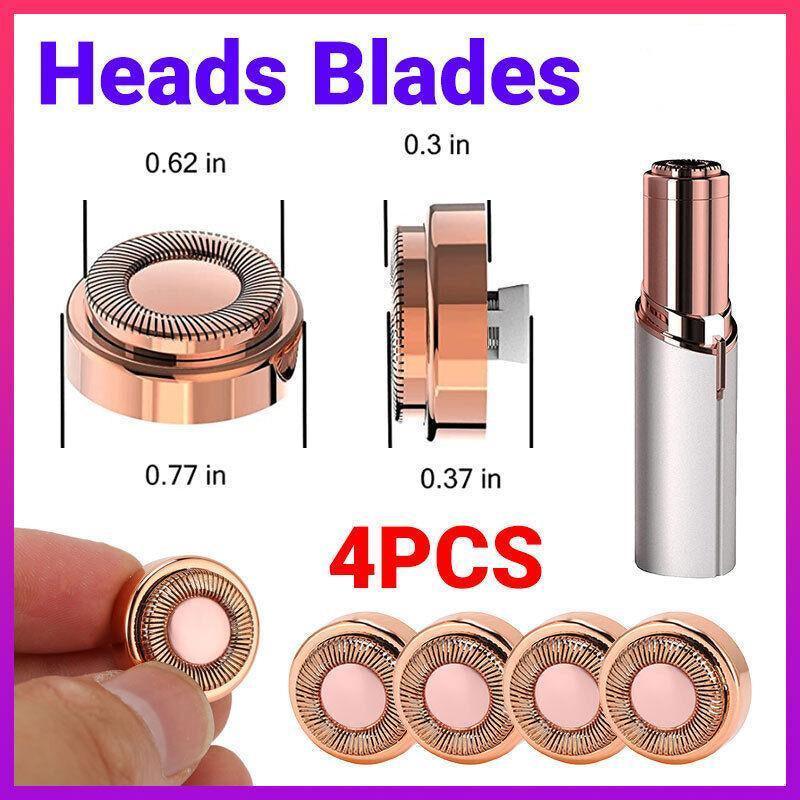 Makeup Brushes: 4Pcs For Gen1 Flawless Touch Facial Clean Hair Remover Replacement Heads Blades