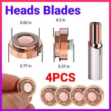 Makeup Brushes: 4Pcs For Gen1 Flawless Touch Facial Clean Hair Remover Replacement Heads Blades