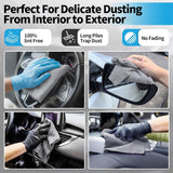 Cleaning & Care: 50pcs Microfibre Cleaning Cloths Household Car Dusting Wipes Reusable Soft Towel