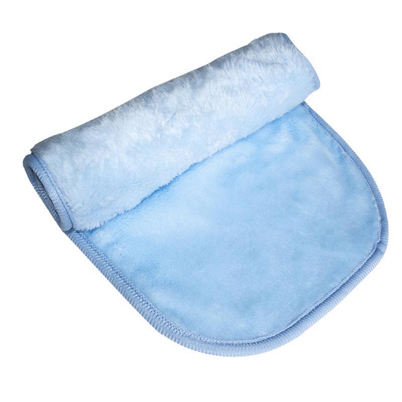 Facial Cleansers: Microfibre Makeup Remover Towel Soft Face Cleaning Cloth Reusable Eraser 40x20cm - Light Blue